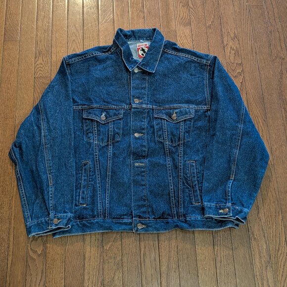 Disney x MGM Studios Denim Embroidered Jacket Made in USA - Size XL - Picture 3 of 6